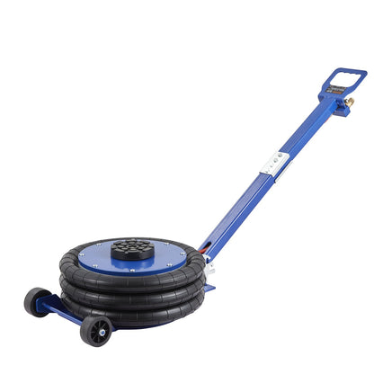 Air Jack, 5 Ton/11000 lbs Triple Bag Air Jack, Airbag Jack with Six Steel Tubes, Lifts Up to 18.5 Inch/470 mm, 3-5 s Quick Lifting Pneumatic Jack, with Adjustable Handle for Car, Garage, Repair