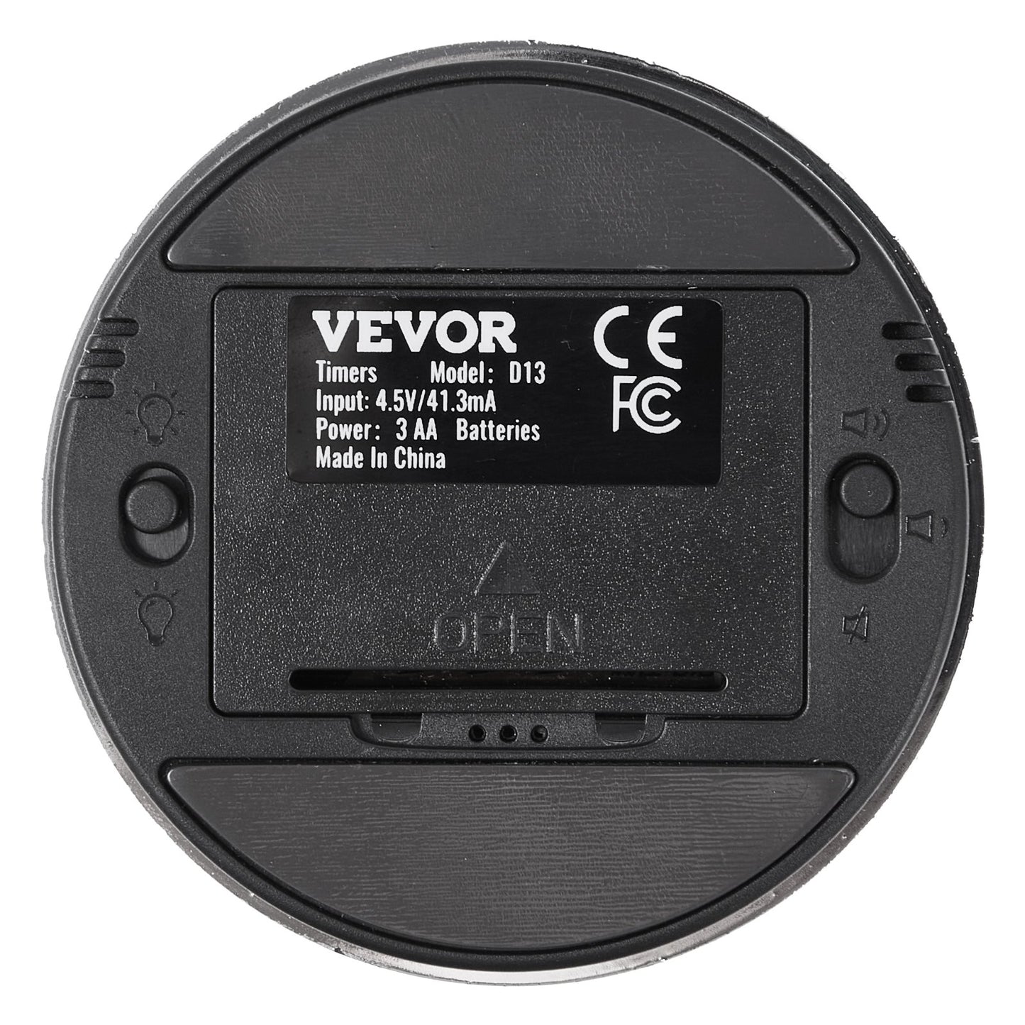 Digital Kitchen Timer, Magnetic Countdown Countup Timer with 3-inch Large LED Display, 3 Volume Levels & 2 Lighting Modes, Digital Visual Timer Ideal for Cooking Classroom Studying Fitness