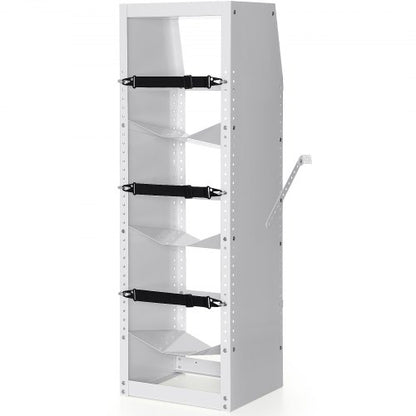 Refrigerant Tank Rack, with 3 x 30-50lb Bottle Tanks, Cylinder Tank Rack 14.64x13.97x46.06 in, Refrigerant Cylinder Rack Gas Cylinder Racks and Holders for Freon, Gases, Oxygen, Nitrogen