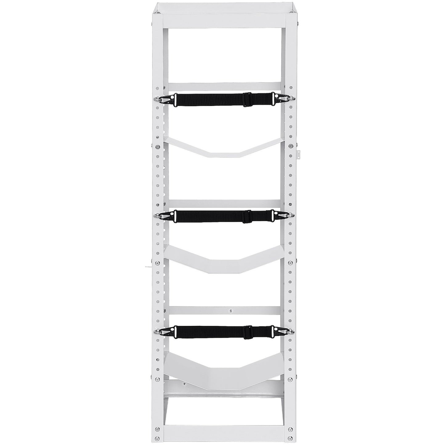 Refrigerant Tank Rack, with 3 x 30-50lb Cylinder Tanks, Cylinder Tank Rack 14.64x13.97x46.06 inches, Refrigerant Cylinder Rack Gas Cylinder Rack and Holder for Freon, Gases, Oxygen, Nitrogen