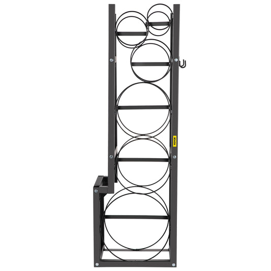 Refrigerant Tank Rack with 1x50lb, 2x30lb and 3 small bottles cylinder tank rack, 48.5x15x11 inch refrigerant cylinder rack Gas cylinder rack and holder for gas oxygen nitrogen storage