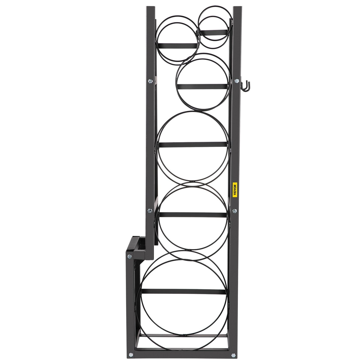 Refrigerant Tank Rack with 1x50lb, 2x30lb and 3 small bottles cylinder tank rack, 48.5x15x11 inch refrigerant cylinder rack Gas cylinder rack and holder for gas oxygen nitrogen storage
