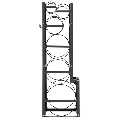 Refrigerant Tank Rack with 1x50lb, 2x30lb and 3 small bottles cylinder tank rack, 48.5x15x11 inch refrigerant cylinder rack Gas cylinder rack and holder for gas oxygen nitrogen storage