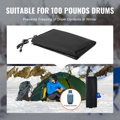 Isolierter Gasflaschenheizer im Bandstil für 100 lbs Gastanks, 280 W, 90 ℉