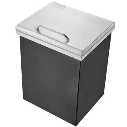 14"x12"x18" Drop in Ice Chest Ice Cooler Ice Bin Edelstahl mit Deckel