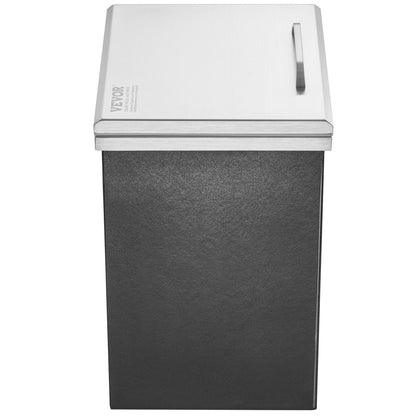 14"x12"x18" Drop in Ice Chest Ice Cooler Ice Bin Edelstahl mit Deckel