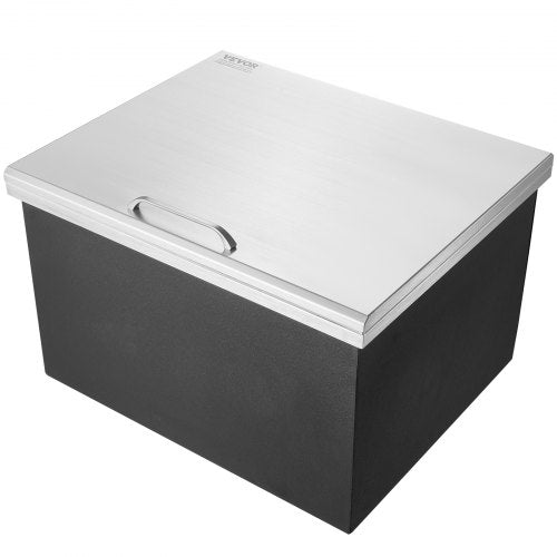 68 x 43 x 43 cm in stainless steel cooler box with lid | EU