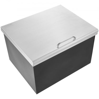68 x 43 x 43 cm in stainless steel cooler box with lid | EU
