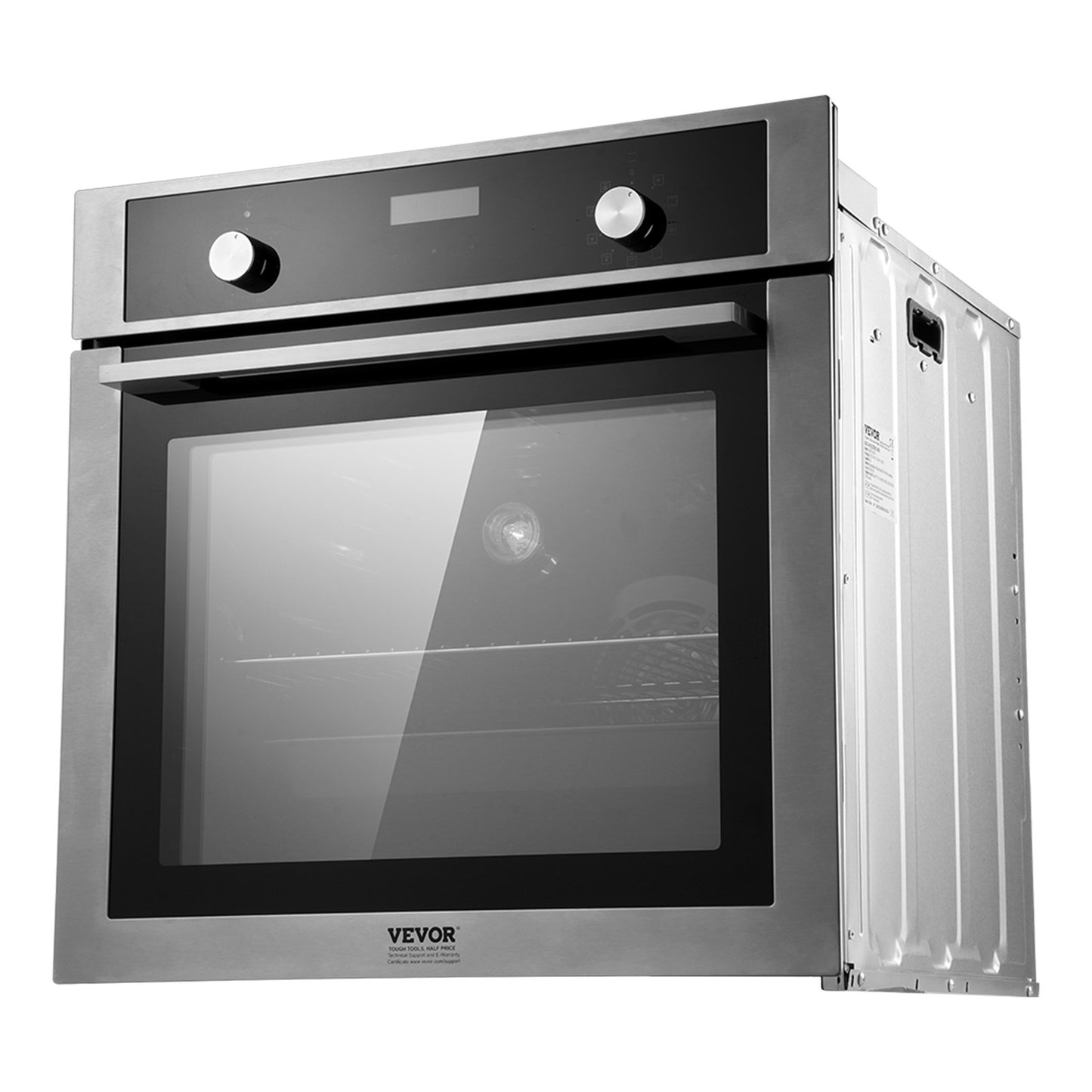 Single Wall Oven 24" Electric Built-in Wall Oven 9 Functions 2.68 Cu. Ft