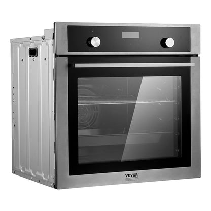 Single Wall Oven 24" Electric Built-in Wall Oven 9 Functions 2.68 Cu. Ft