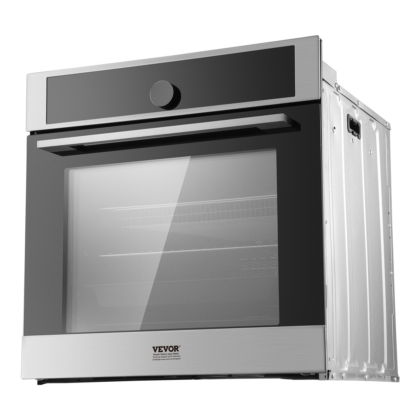 Single Wall Oven 24" Electric Built-in Wall Oven 16 Functions 2.68 Cu. Ft