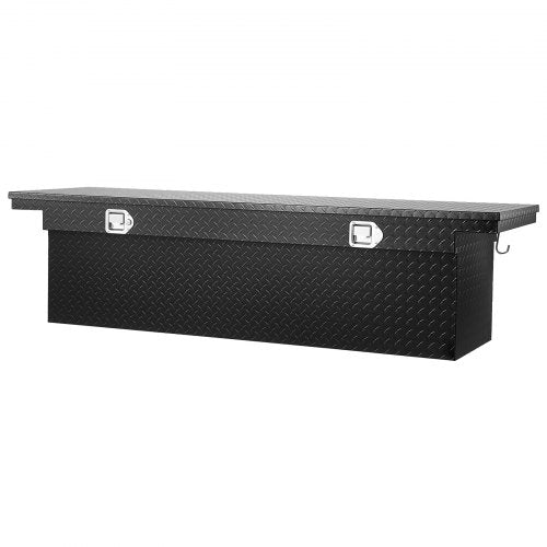 Crossover Verktygslåda 71x27x18 Tum Robust Aluminium Verktygslåda för Lastbilsflak