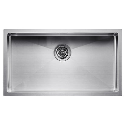 76cm Sink Undermount Single Bowl Drop-In Basin Stainless Steel Bar