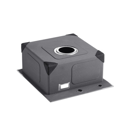 40 cm Diskbänk Top Mount Single Bowl Drop-In Basin Rostfri stålstång