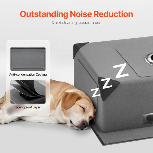 68cm Sink Topmount Single Bowl Drop-In Basin Stainless Steel Black | EU