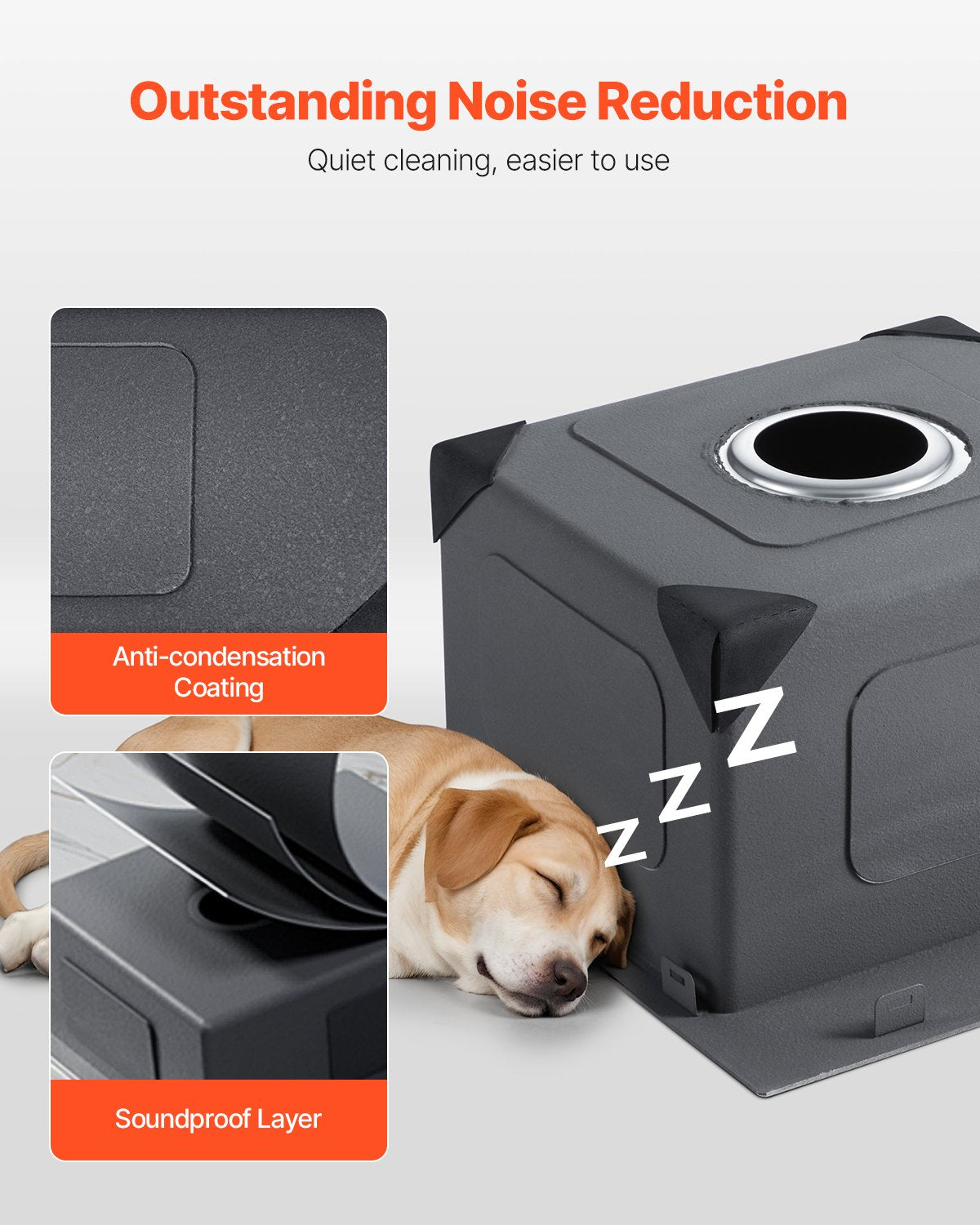 70cm Kitchen Sink Undermount Single Bowl Drop-In Basin Stainless Steel Bar