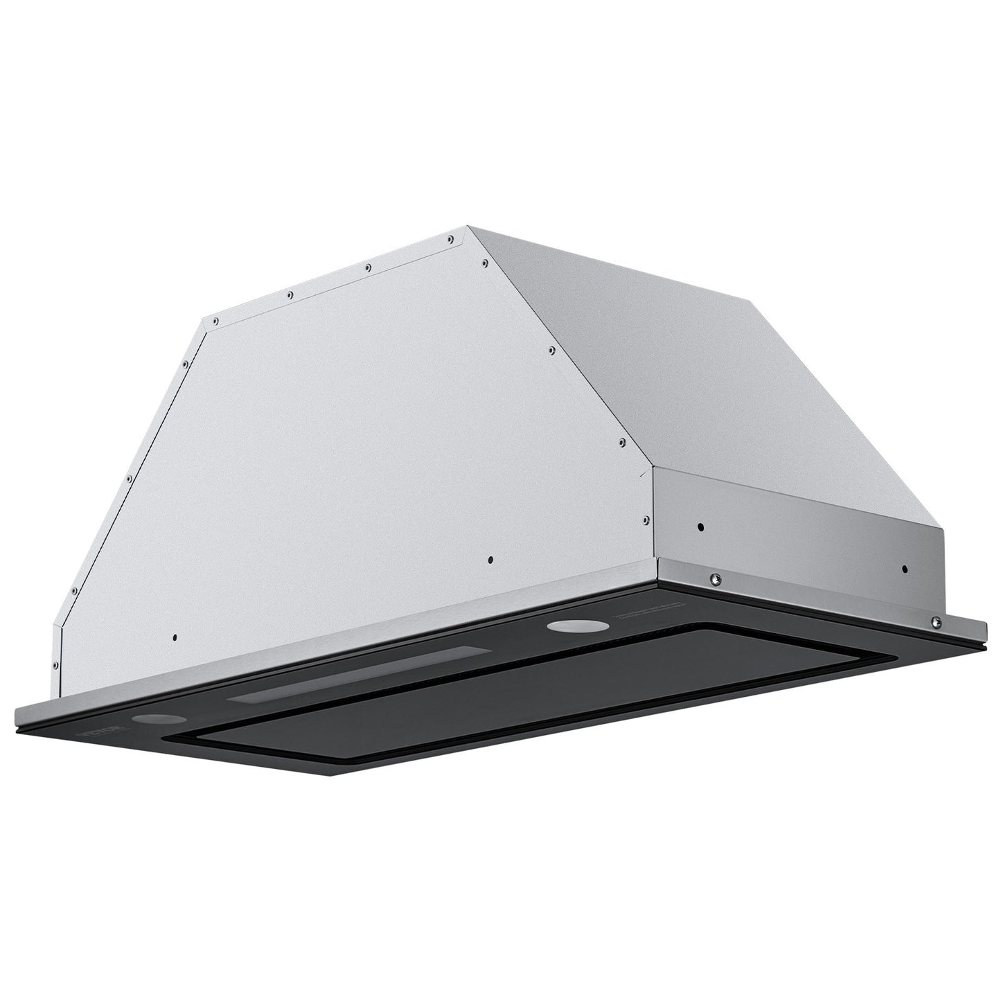 Range Hood Insert, 30 Inch Built-in Kitchen Vent Hood, 800CFM Stainless Steel Stove Hood, with Gesture & Touch Control, LED Light, Baffle Filters, 4-Speed Exhaust Fan, Ducted/Ductless Convertible