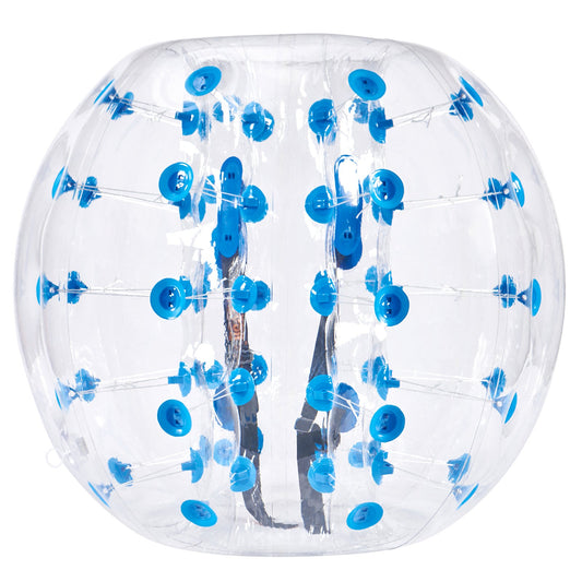 Uppblåsbar Bumper Ball 1-pack, 4FT/1,2M Body Sumo Zorb Balls för tonåring, 0,8 mm tjock PVC Human Hamster Bubble Balls för utomhuslagspel, Bumper Bopper Leksaker för trädgård, trädgård, park
