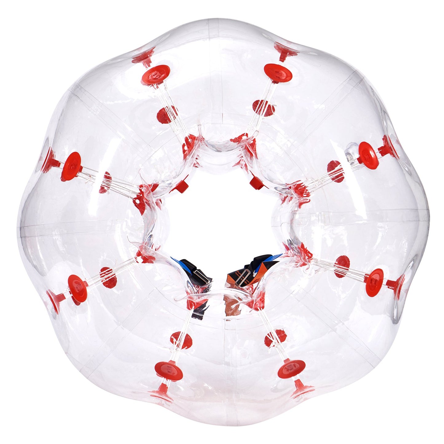 Aufblasbarer Bumper Ball, 1 Packung, 4 Fuß/1,2 m Body Sumo Zorb Bälle für Jugendliche und Erwachsene, 0,8 mm dicke PVC-Bubble-Bälle für menschliche Hamster für Teamspiele im Freien, Bumper Bopper-Spielzeug für Hof, Garten, Park
