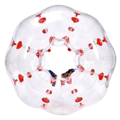 Aufblasbarer Bumper Ball, 1 Packung, 4 Fuß/1,2 m Body Sumo Zorb Bälle für Jugendliche und Erwachsene, 0,8 mm dicke PVC-Bubble-Bälle für menschliche Hamster für Teamspiele im Freien, Bumper Bopper-Spielzeug für Hof, Garten, Park