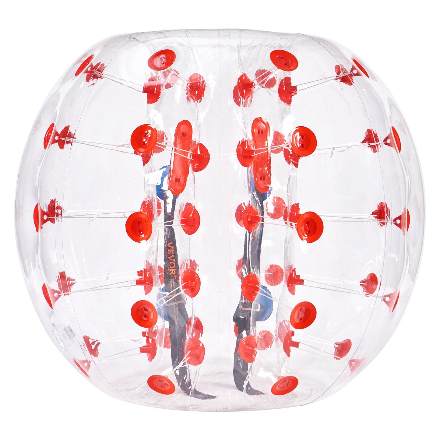 Aufblasbarer Bumper Ball, 1 Packung, 4 Fuß/1,2 m Body Sumo Zorb Bälle für Jugendliche und Erwachsene, 0,8 mm dicke PVC-Bubble-Bälle für menschliche Hamster für Teamspiele im Freien, Bumper Bopper-Spielzeug für Hof, Garten, Park