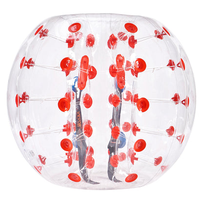 Aufblasbarer Bumper Ball, 1 Packung, 4 Fuß/1,2 m Body Sumo Zorb Bälle für Jugendliche und Erwachsene, 0,8 mm dicke PVC-Bubble-Bälle für menschliche Hamster für Teamspiele im Freien, Bumper Bopper-Spielzeug für Hof, Garten, Park