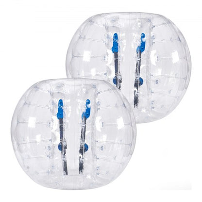 Inflatable Bumper Balls 2-Pack, 4FT/1.2M Body Sumo Zorb Balls for Teen & Adult, 0.8mm Thick PVC Human Hamster Bubble Balls for Outdoor Team Gaming Play, Bumper Bopper Toys for Garden, Yard, Park