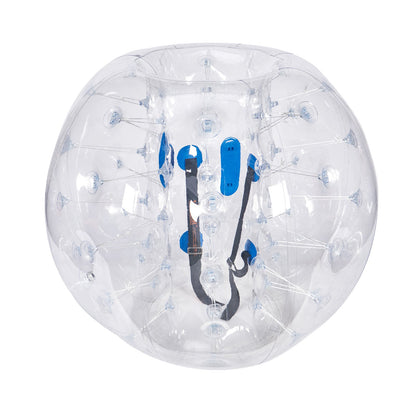Aufblasbare Bumper Balls, 2er-Pack, 1,2 m lange Body Sumo Zorb-Bälle für Teenager, 0,8 mm dicke PVC-Bubble-Bälle für menschliche Hamster für Teamspiele im Freien, Bumper-Bopper-Spielzeug für Garten, Hof, Park