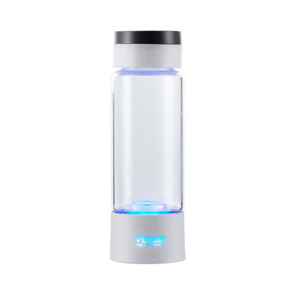 Hydrogen Water Bottle Generator, 380 ml / 13,4 oz Kapacitet Bärbar Hydrogen Water Maker, SPE Technology Hydrogen Rich Water Ionizer Machine med Nasal Inhalationsslang och självrengörande