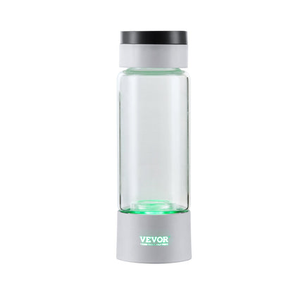 Hydrogen Water Bottle Generator, 380 ml / 13,4 oz Kapacitet Bärbar Hydrogen Water Maker, SPE Technology Hydrogen Rich Water Ionizer Machine med Nasal Inhalationsslang och självrengörande