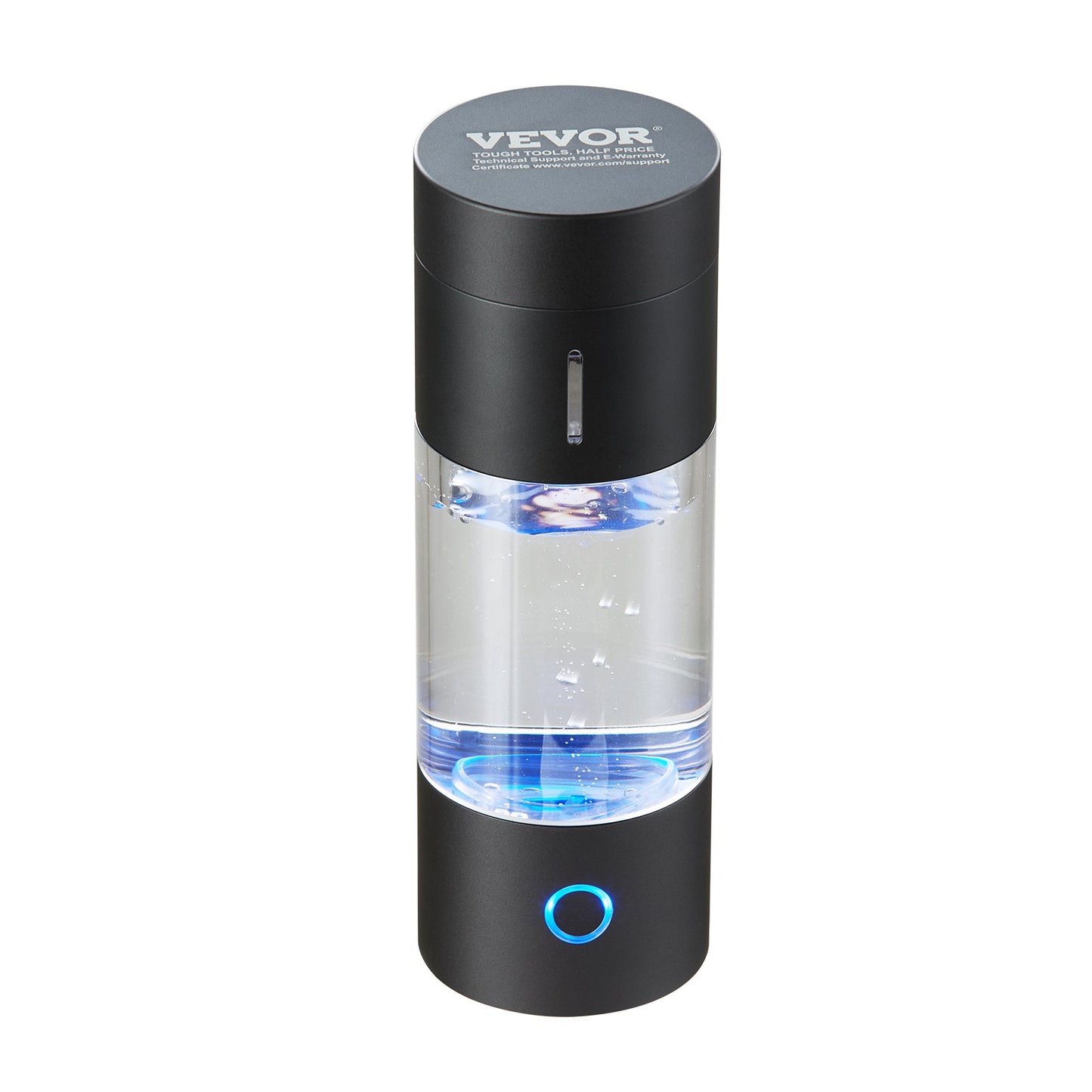 Hydrogen Water Bottle Generator, 230 ml / 8,1 oz Kapacitet Bärbar Hydrogen Water Maker, SPE Technology Hydrogen Rich Water Ionizer Machine med Nasal Inhalationsslang och självrengörande
