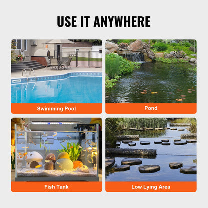 Submersible Utility Pump Sump Pump 700W 4148 GPH 33 ft Head water pump