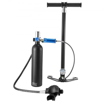 1L Dykflaska 98,43 fot Dykdjup Påfyllningsbar Snorkelluftflaska med Pump |  EU