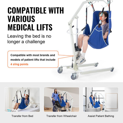 Universal Full Body Patient Lift Sling L-Size Patient Lift Medical Sling