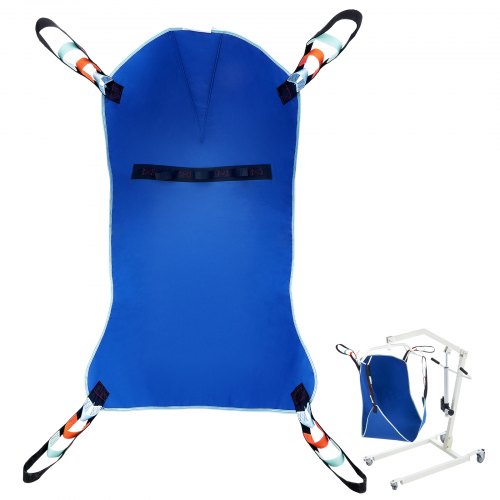Universal Full Body Patient Lift Sling -Small, Patient Lift Medical Sling for Easy Transfer and Bathing, Polyester Patient Aid Transfer Sling for Elderly, Disabled, Bedridden, 600LBS Capacity