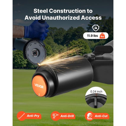 Anhängerkupplungsschloss, passend für 2- und 2-5/16-Zoll-Kupplungen, Hochleistungs-Kupplungsschloss | EU