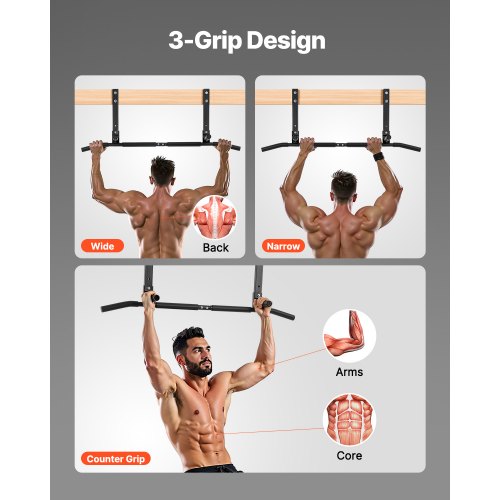 Joist Mount Pull Up Bar Ceiling Mounted Chin Up Bar Heavy Duty Home Gym