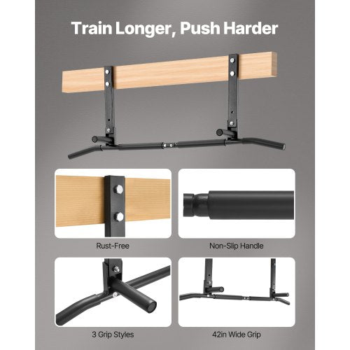 Joist Mount Pull Up Bar Ceiling Mounted Chin Up Bar Heavy Duty Home Gym