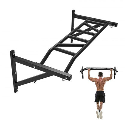 Pull Up Bar Multi Grip Väggmonterad Chin Up Bars Robust Hemmagym