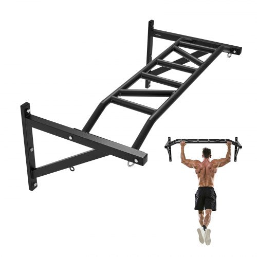 Pull Up Bar Multi Grip Väggmonterad Chin Up Bars Robust Hemmagym