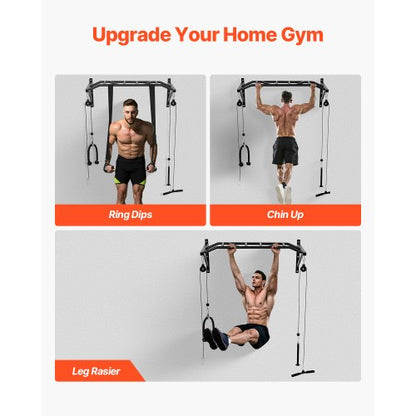 Pull Up Bar Multi Grip Väggmonterad Chin Up Bars Robust Hemmagym