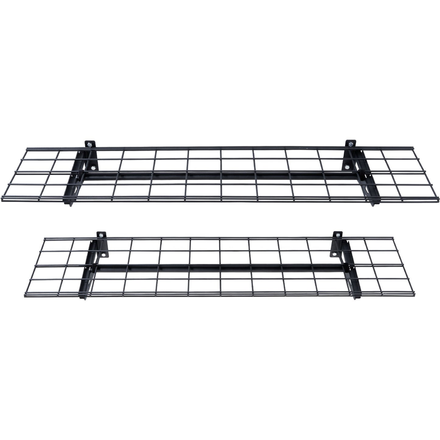 Garage Storage Shelves, 2-Pack, 4 x 1 ft Heavy Duty Garage Shelves Wall Mounted, 400 lbs Load Capacity (Total) Garage Storage Rack Floating Shelves, Suitable for Shop, Shed, Garage Storage