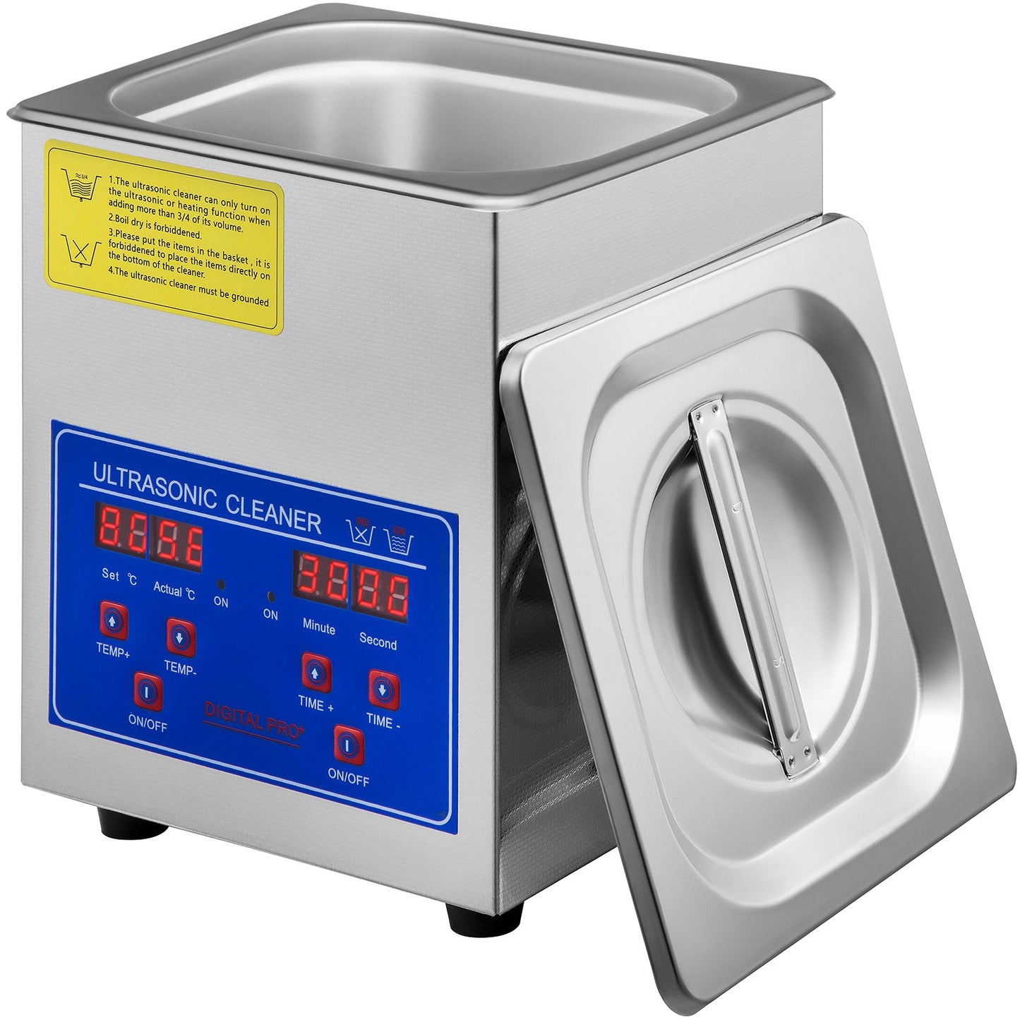 Ultrasonic Cleaner 1.3L Ultrasonic Cleaner Device with Heater Timer 60W