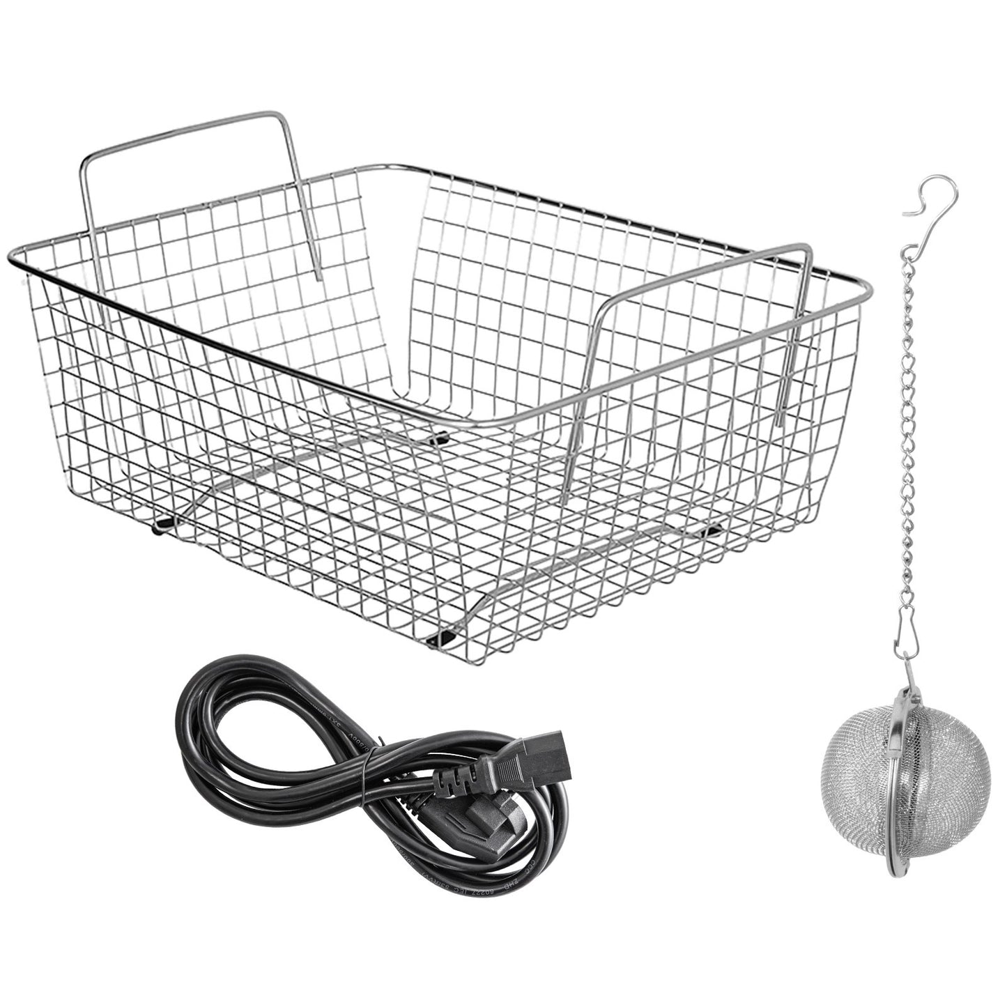 Ultraschallreiniger mit Knopf, 3 l, 40 kHz, Ultraschallreinigungsgerät, Knopfsteuerung, Schallreiniger, Ultraschallreinigungsgerät aus Edelstahl 304 mit Heizung und Timer zum Reinigen von Schmuck, Brillen und Uhren