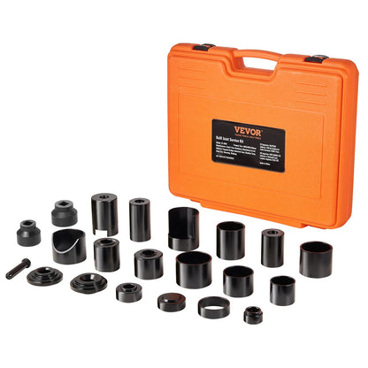 Kulledspresssats, 23 st Verktygssats, C-press kulled Ta bort och installera verktyg, för de flesta 2WD- och 4WD-bilar, Heavy Duty Kulledsreparationssats för bilreparation