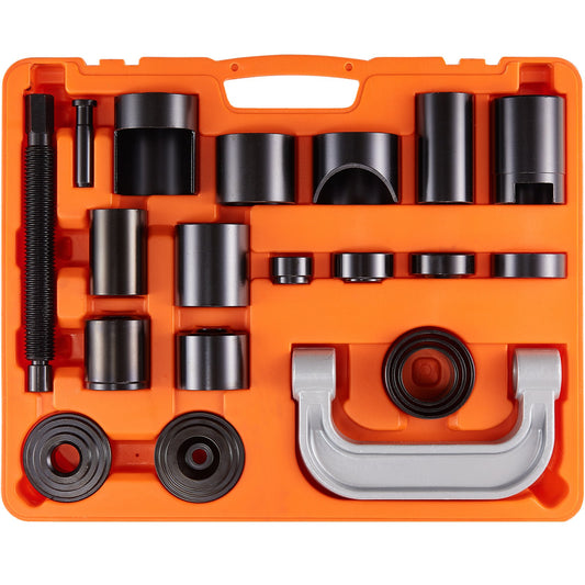 Ball Joint Press Kit, 21 Pcs Tool Set, C-press Ball Joint Remove and Install Tool, for Most 2WD and 4WD Cars, Heavy Duty Ball Joint Repair Kit for Car Repair