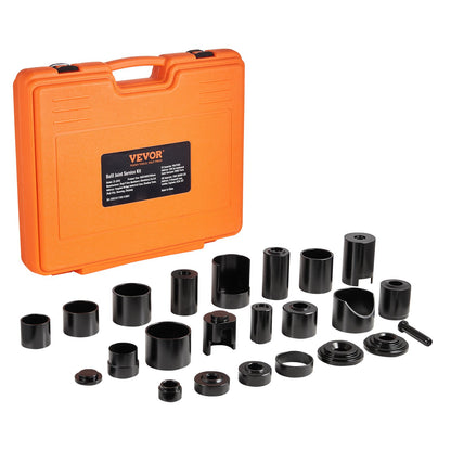 Ball Joint Press Kit, 25 Pcs Tool Set, C-press Ball Joint Remove and Install Tool, for Most 2WD and 4WD Cars, Heavy Duty Ball Joint Repair Kit for Car Repair