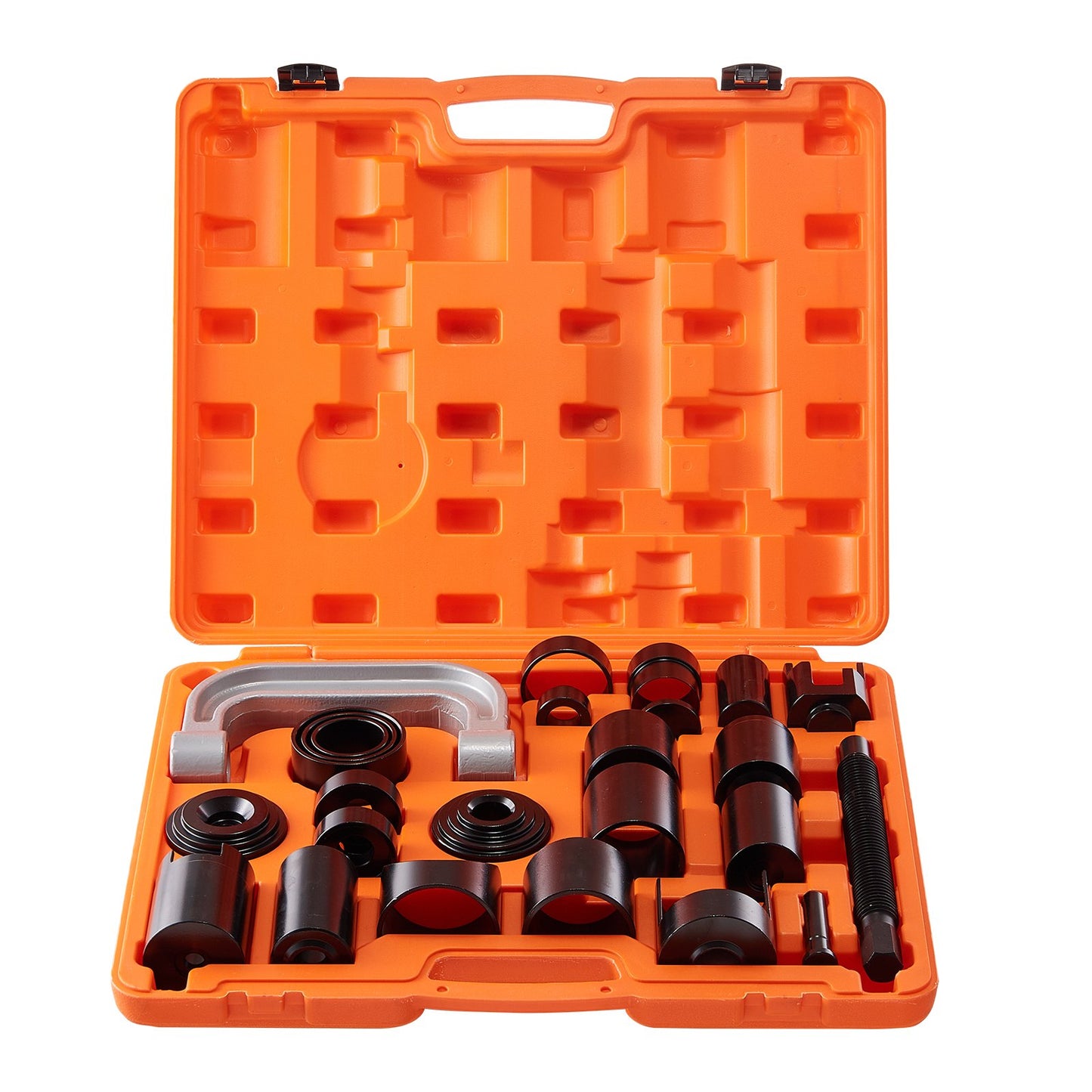 Ball Joint Press Kit, 25 Pcs Tool Set, C-press Ball Joint Remove and Install Tool, for Most 2WD and 4WD Cars, Heavy Duty Ball Joint Repair Kit for Car Repair