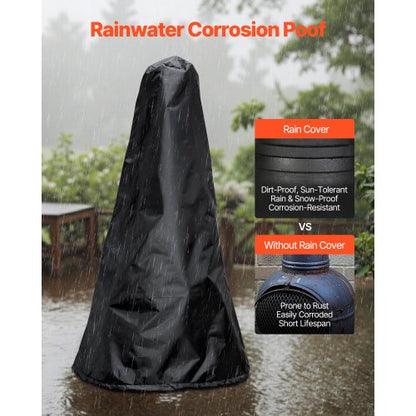 18 tums Chiminea vedeldad eldstad för utomhusbruk med grillnät och skorstensbeklädnad