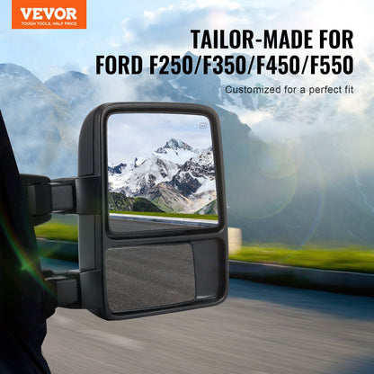 Elektrische beheizte Abschleppspiegel für 2008-2016 Ford F250 F350 F450 F550, faltbar